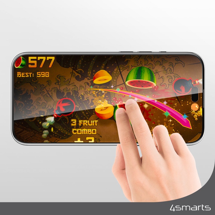 Image du produit 4smarts Second Glass Privacy avec cadre de montage pour Apple iPhone 15 (1 pièce(s), Apple iPhone 15)