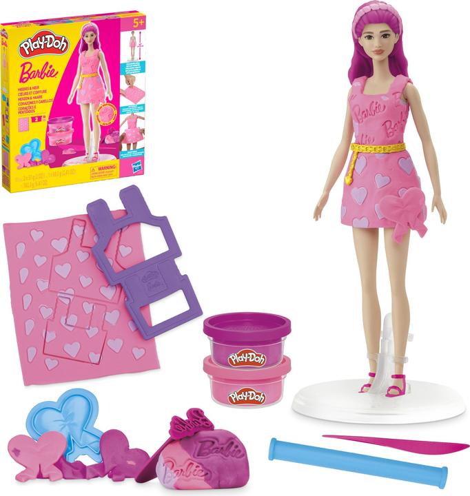 Produktbild Play-Doh Pd Barbie Hearts And Hair