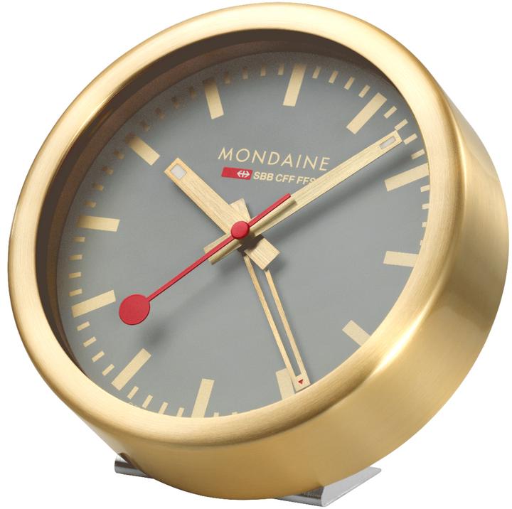 Mondaine Wall Clock/Table Clock with Alarm Function