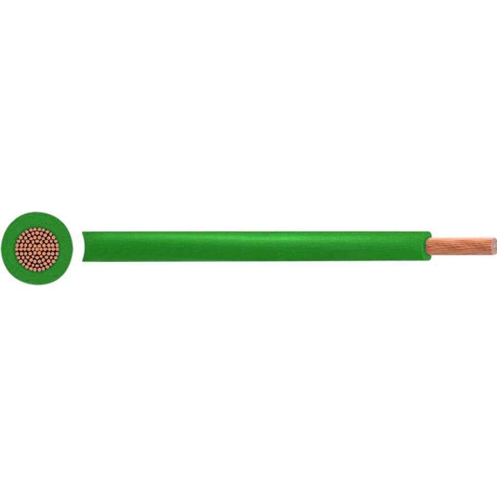RND Electronics, Kabelleitung, Flexible Litze PVC, 1.5mm², Nur Kupfer, Grün, H07V2-K, 100m (100 m)