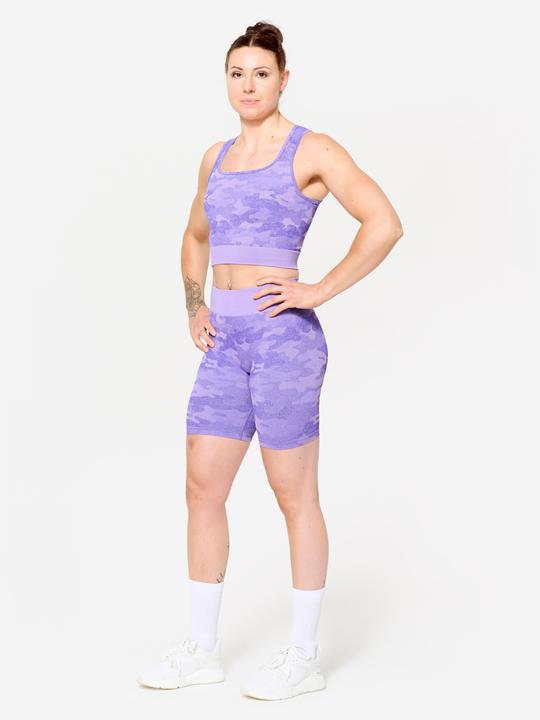 Immagine prodotto Domyos Crop Top - violett camouflage (S)