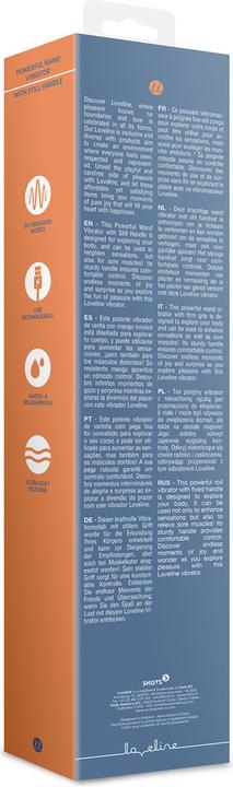 Actual product image Shots Powerful Wand Vibrator with Still Handle