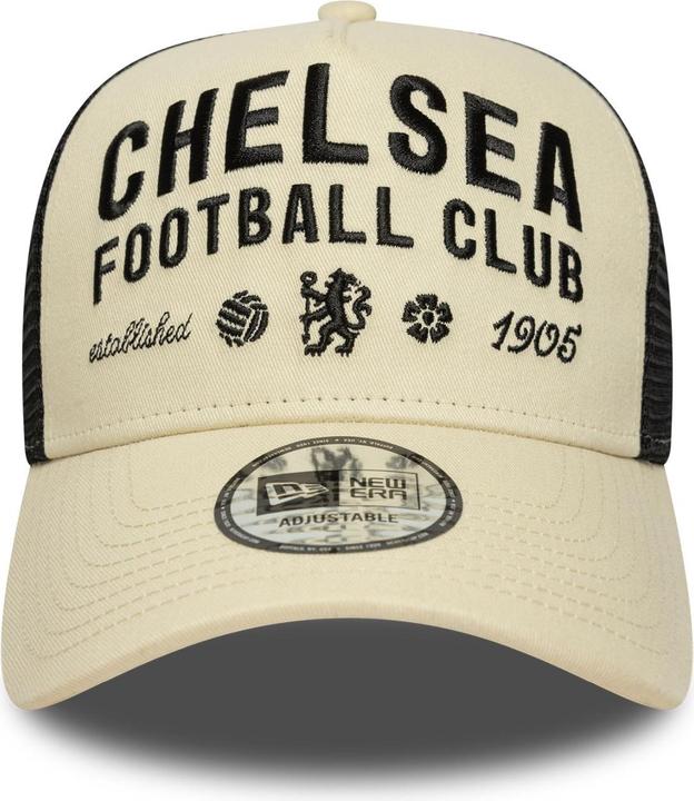 Produktbild New Era Adjustable Mesh Trucker Cap - FC Chelsea Beige