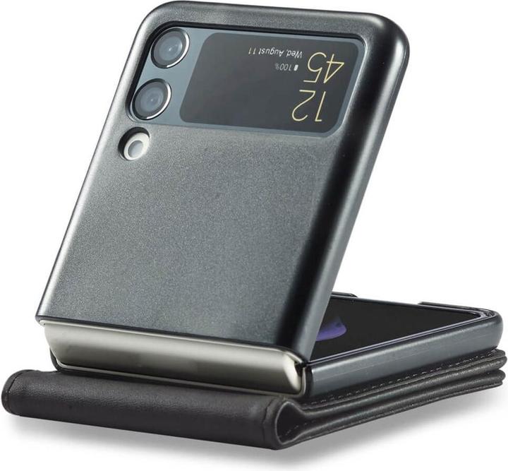 Actual product image Cover-Discount Galaxy Z Flip4 5G - Foldable protective case black (Samsung Galaxy Z Flip4)