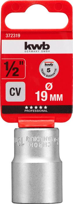 Image du produit kwb 372319 Douille 19 mm 1/2 (19 mm)
