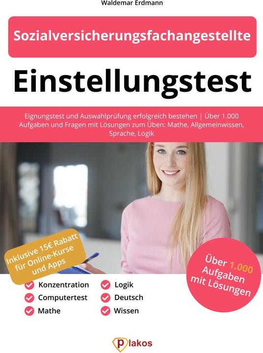 Produktbild Einstellungstest Sozialversicherungsfachangestellte (Deutsch, Waldemar Erdmann, 2021)