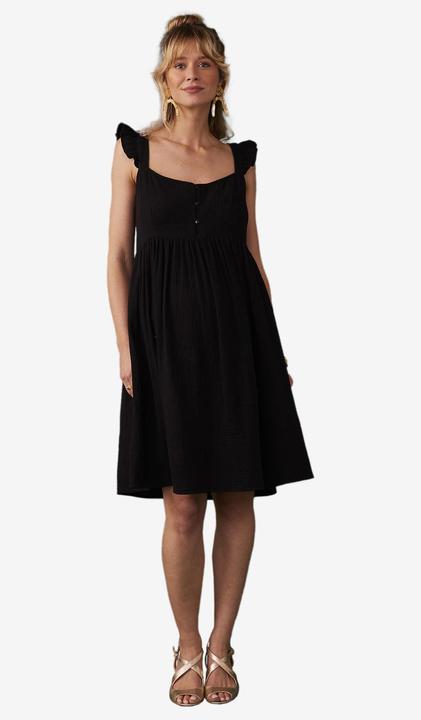 Image du produit Envie de Fraise Robe en mousseline de soie pour la grossesse et l'allaitement (42)