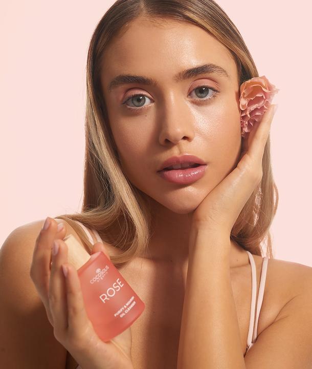 Actual product image Cocosolis ROSE Purify & Nourish Oil Cleanser (Cleansing oil, 50 ml)