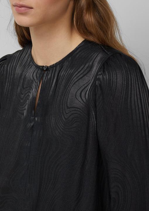 Immagine prodotto s.Oliver Bluse Fliessende Jacquardbluse mit Raffung (40)