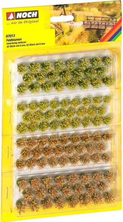 Noch Grasbüschel Feldblumen 104 St