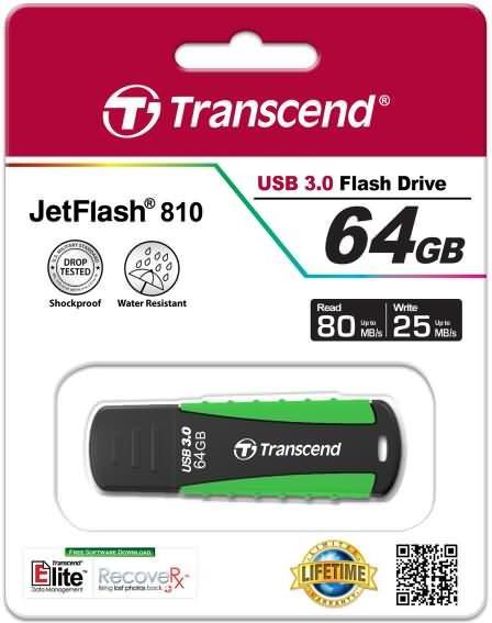 Image du produit Transcend JetFlash 810 (64 Go, USB-A, USB 3.0)