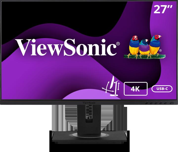 Produktbild Viewsonic VG2756-4K 68,6cm 27Zoll 16:9 UHD 3840x2160 Frameless SuperClear IPS LED Monitor with 5ms (3840 x 2160 Pixel, 27")
