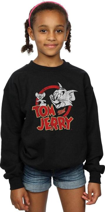Produktbild Tom & Jerry Distressed Logo Sweatshirt Mädchen (104)