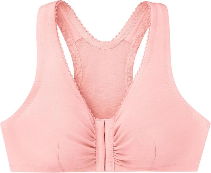 Actual product image Glamorise Rame Front Close Cotton Bra (85 E)