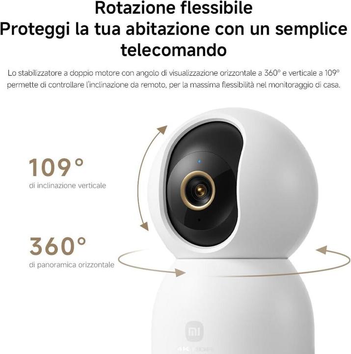 Immagine prodotto Xiaomi Smart Camera C701 360 4K EU BHR07X7EU (3840 x 2160 pixel)