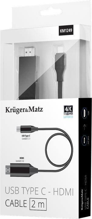 Produktbild Krüger&Matz Smartwatch HDMI cable - USB 2 m Kruger & Matz (2 m)