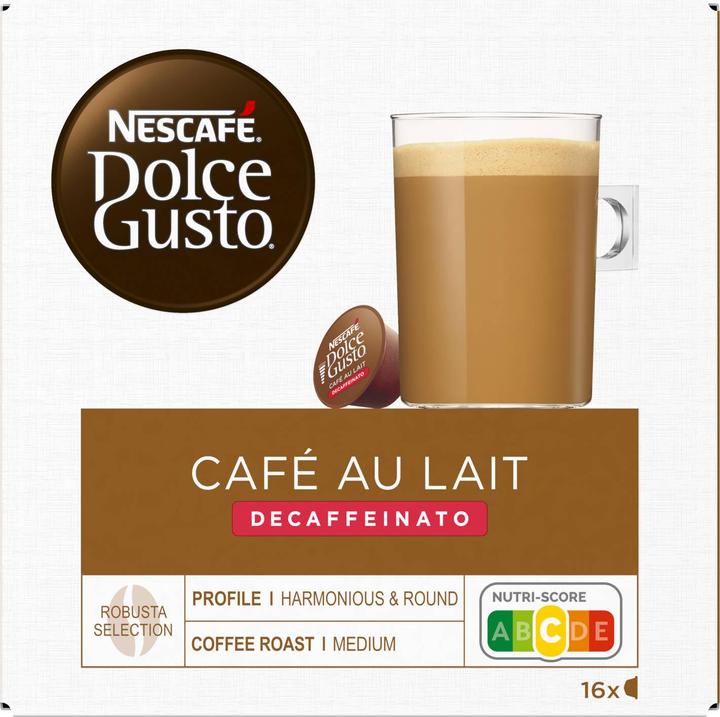 Image du produit Nescafé Dolce Gusto Café au lait Decaffeinato (16 x Port.)
