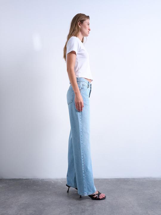 Immagine prodotto Spokey Weiter Beinschnitt Niedrige Taille Jeans Weit geschnitten (32)