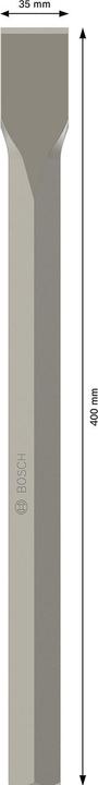 Actual product image Bosch Professional Zubehör PRO HEX 28-4C flat chisel, 35 x 400 mm (35 mm)