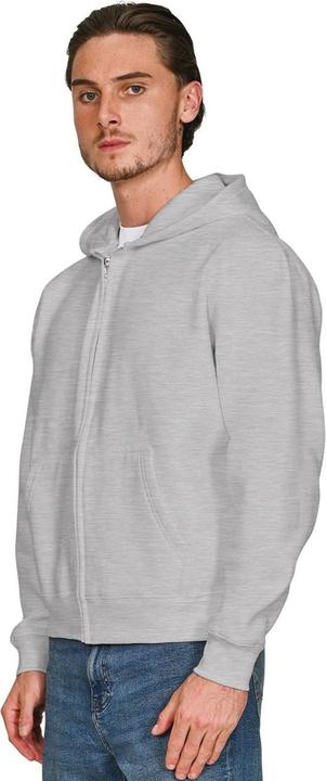 Actual product image Casual Classics Unisex Adult Premium Combed Cotton Boxy Oversized Full Zip Hoodie (XS)