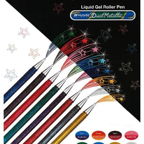 Thumbnail - Pentel, Schreibstifte, Hybrid Roller Gel Dual Metallic (Multicolor, 1 x)