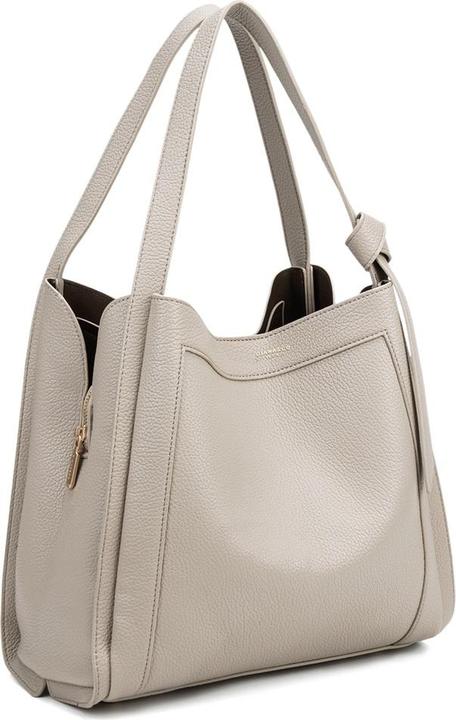 Actual product image Diana & Co Damen Schultertasche - Modell Erisia Lux - 100% Polyurethan - 33.0 X 29.0 X 13.0 Cm