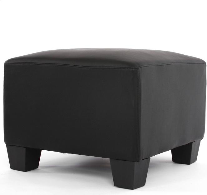Produktbild Swisshandel24 Modular Ottomane Lyon, Kunstleder schwarz