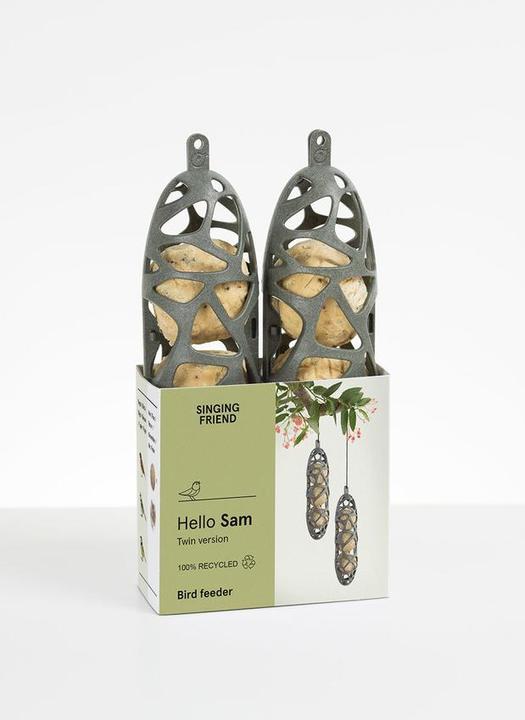 Produktbild SingingFriend Vogelfutterhalter Sam Twin mit Seil
