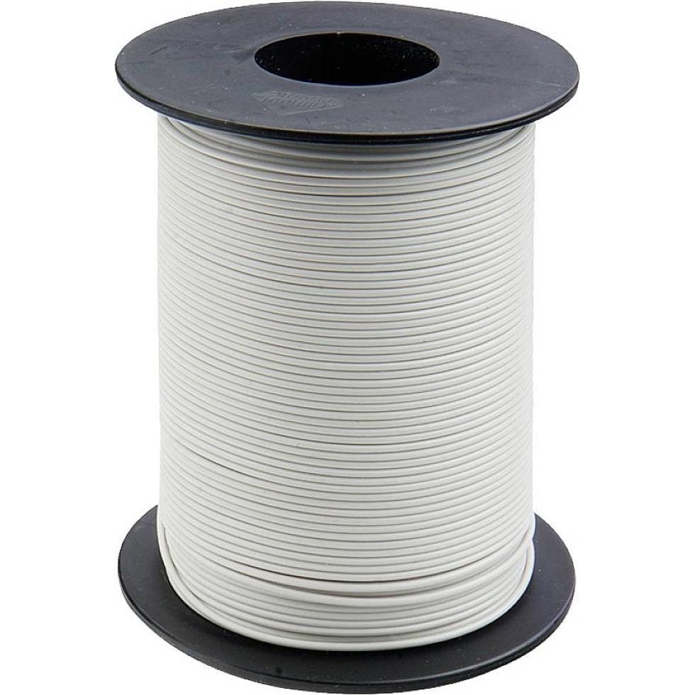Donau, Kabelleitung, KUPFERSCHALT-LITZE 0,25 / 25m weiss SPULE (25 m)