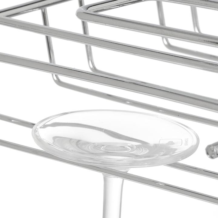Actual product image Relaxdays Silver Stemware Rack