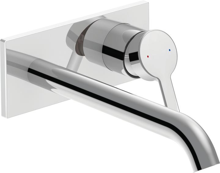 Duravit Einhebel-Waschtischmischer C.1 Unterputz, Ausladung 225mm chrom