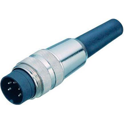 Schubiger Serie 680 8 pole M16 male connector, Elektronikkabel + Stecker