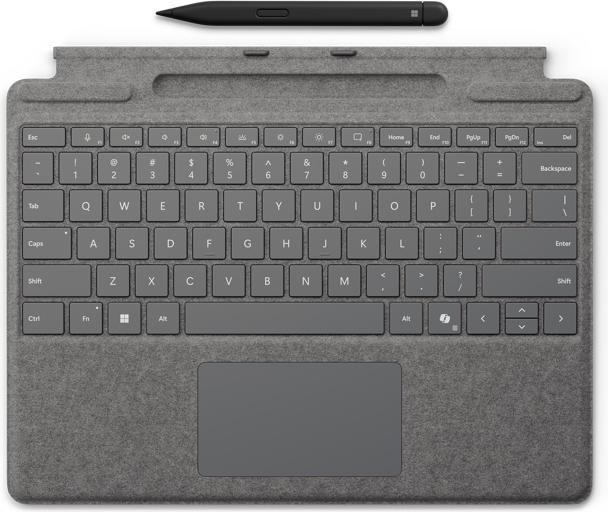Productafbeelding Microsoft Surface Pro Toetsenbord met Slim Pen voor bedrijven (FR, Docking)