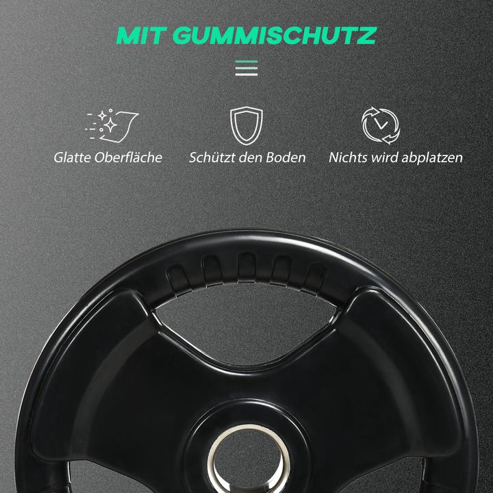 Produktbild SportNow Hantelscheibe mit 5 cm Bohrung (2 x 15 kg)
