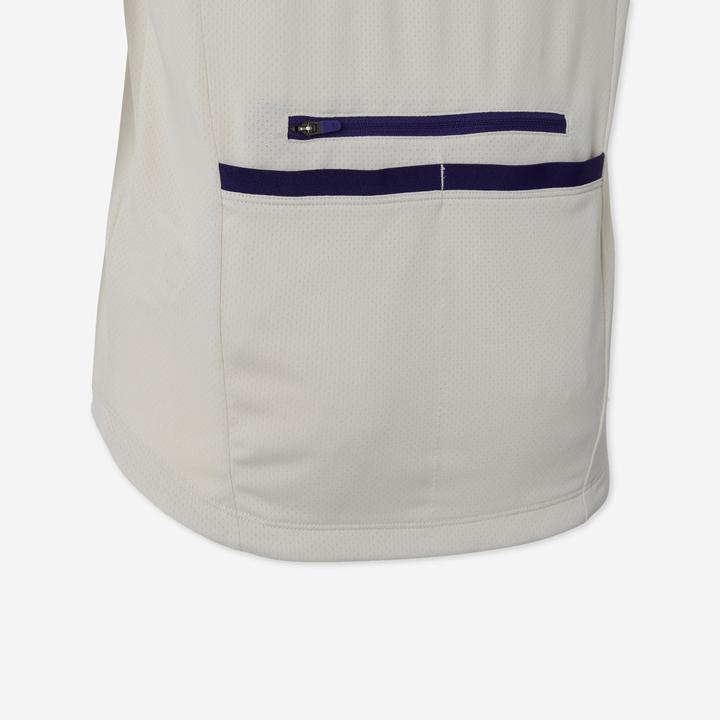 Actual product image Btwin Kids' 7-11 EXPL 500 years short-sleeved cycling jersey - Blue (134)