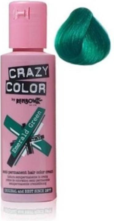 Produktbild Crazy Color Crazy Colour Semi Permanent Hair Dye 100ml Emerald Green (Emerald Green)