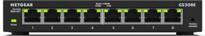 Immagine prodotto Netgear GS308E SOHO Plus (8 Porti)