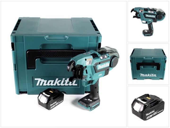 Actual product image Makita DTR 180 F1J Battery rebar connector 18V Brushless for 0,8mm binding wire in Makpac + 1x 3,0Ah