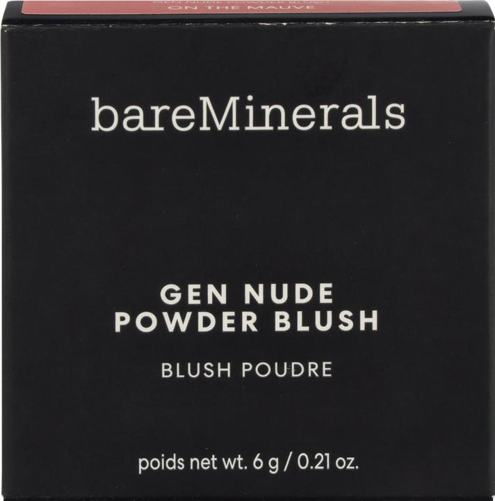 Actual product image Bare Minerals Bareminerals Gen Nude Powder Blush On The Mauve - 6g (On the mauve)