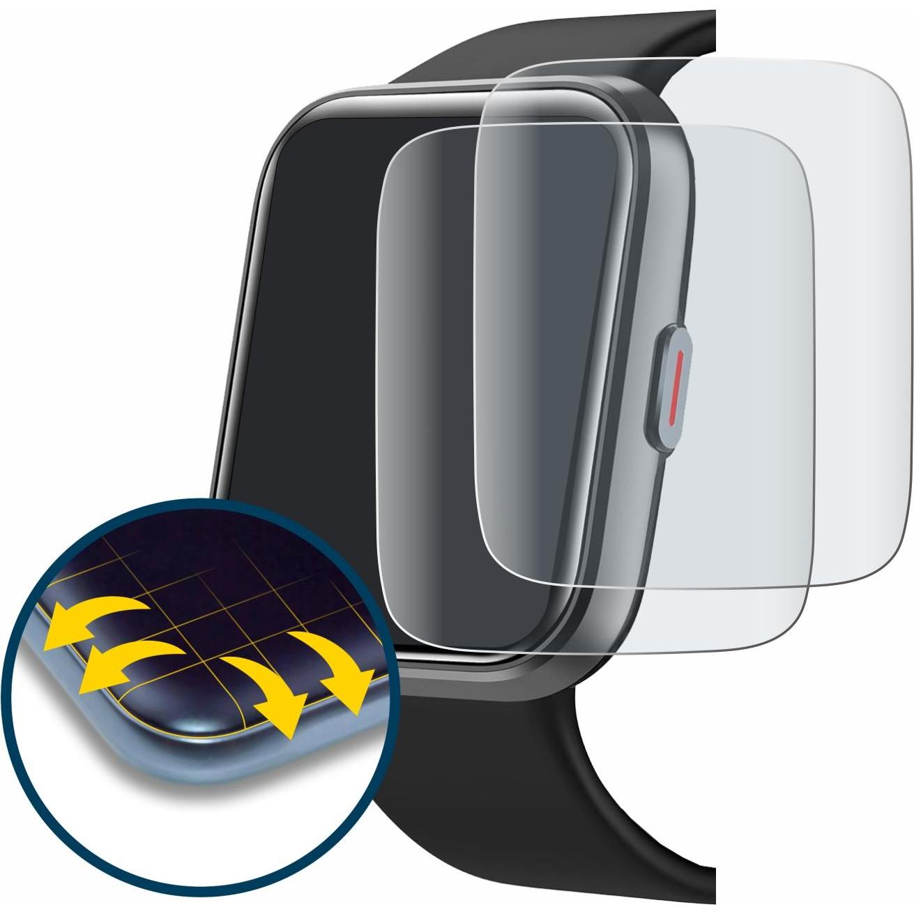 Thumbnail - BROTECT Full-Screen Displayschutz Matt, Smartwatch Schutzfolie, Grau