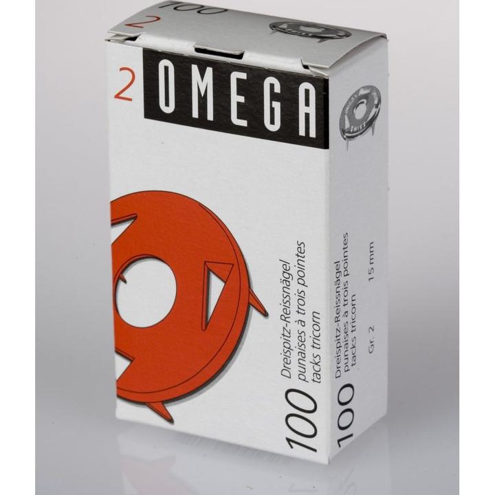 Actual product image Omega Tear nails 3Pointed (100 pcs., 5 mm)