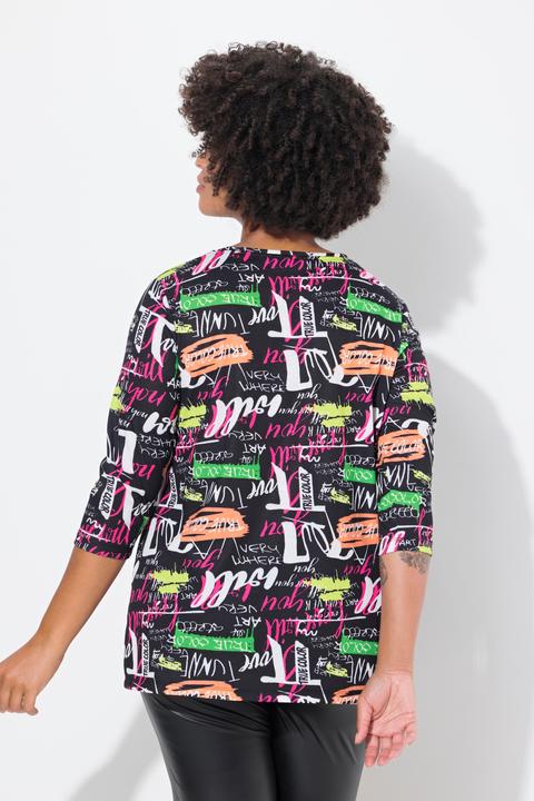 Immagine prodotto Angel of Style T-Shirt, Komfort Fit, Schriftmuster, 3/4-Ärmel (44)