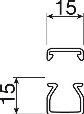 Produktbild Hager Kabelkanal (L x B x H) 2000 x (Kabelkanal, 200 cm)