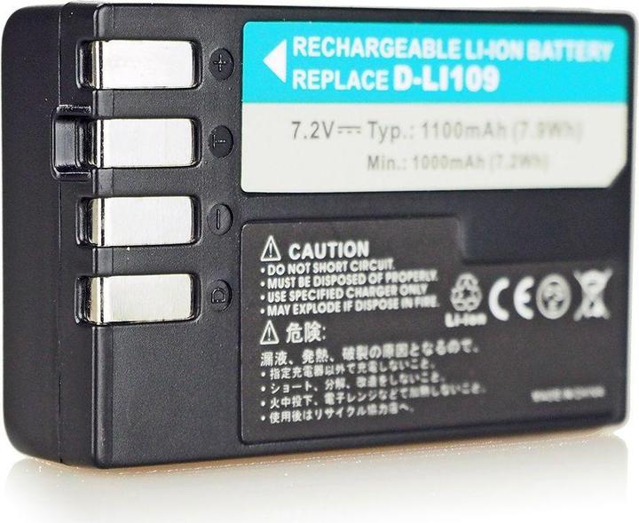 Actual product image 2-Power Battery for DBI9958A (D-LI109) (Camera battery)