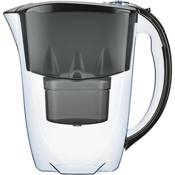 Aquaphor Filter jug Amethyst black + 1x cartridge, Wasserfilter, Transparent