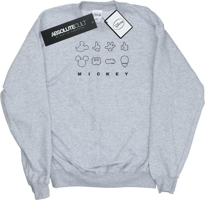 Produktbild Disney Mickey Mouse Deconstructed Sweatshirt Mädchen (140, 146)