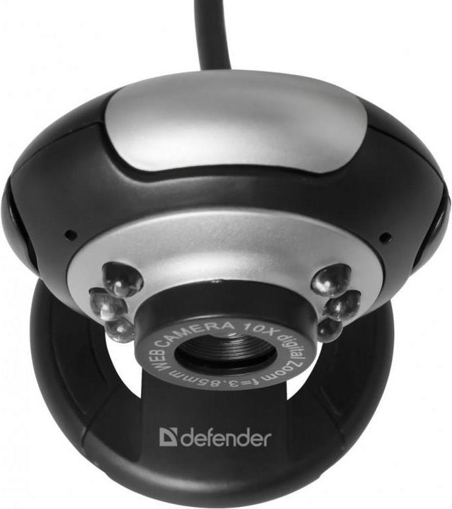 Actual product image Defender Web-cam C-110 0.3MP backlight photo button (0.30 Mpx)