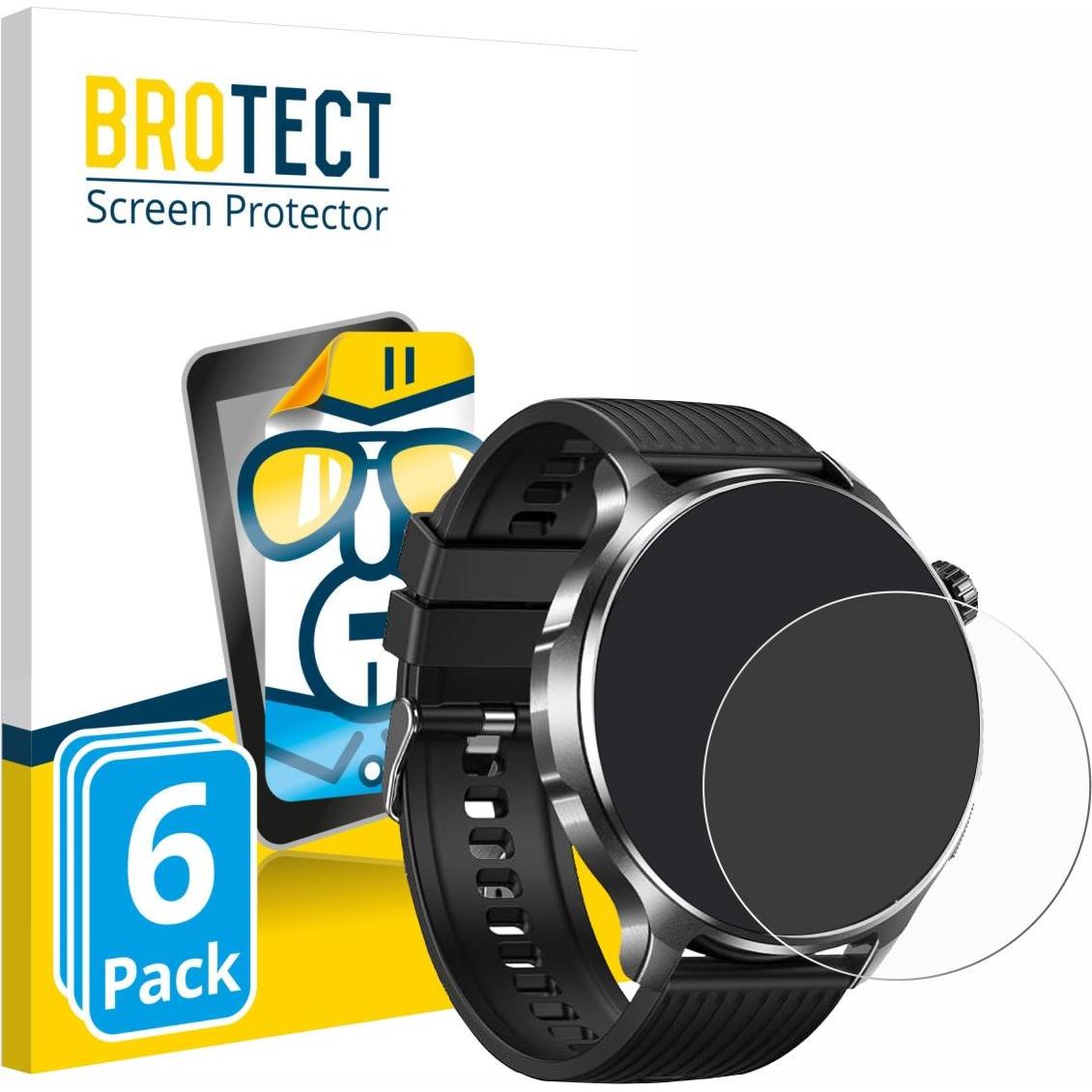 BROTECT Pellicola Trasparente, Pellicola protettiva per smartwatch, Trasparente