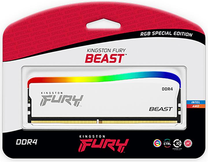 Produktbild Kingston FURY Beast RGB SE (1 x 8GB, 3200 MHz, DDR4-RAM, DIMM)