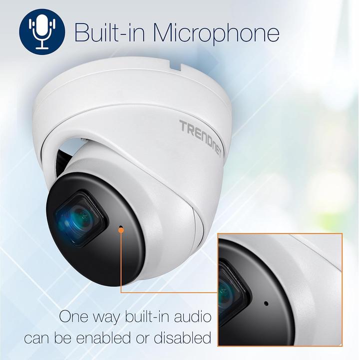 Actual product image Trendnet TV-IP1515PI 5MP Dome Indoor / Outdoor PoE Day/Night (2592 x 1920 pixels)